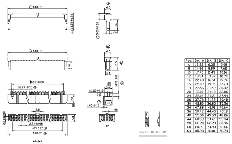IDC Socket Connectors01