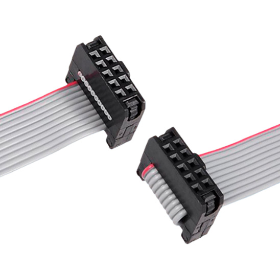 Professional 2.54MM IDC Flat Cable Assembly