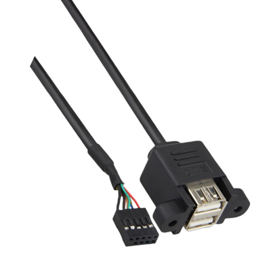 Professional-Grade Dual-Layer USB 2.0 to 2.54mm Dupont Cable