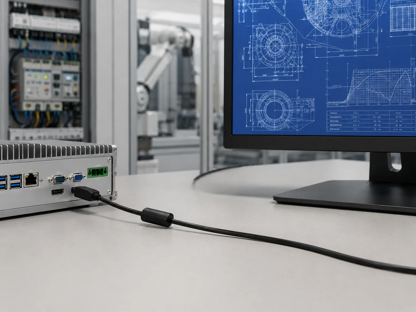 displayport cable length routing in equipment installation
