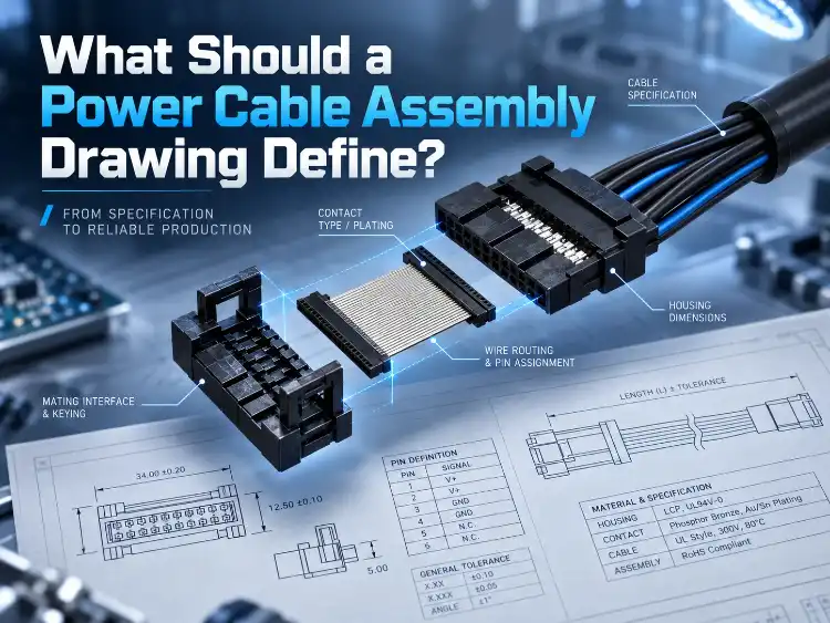 What Should a Power Cable Assembly Drawing Define? What Should a Power Cable Assembly Drawing Define?