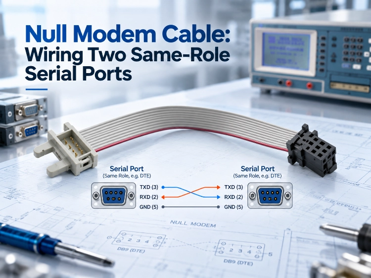 Null Modem Cable: Wiring Two Same-Role Serial Ports Null Modem Cable: Wiring Two Same-Role Serial Ports